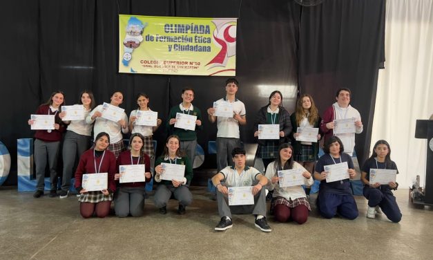 Con gran éxito y destacada actuación local, concluyeron las XI Olimpiadas de Formación Ética y Ciudadana en el Colegio 50