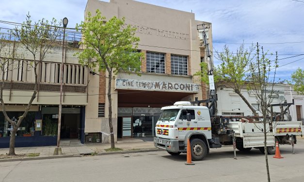 Avanza la puesta en valor del emblemático Cine Teatro Marconi en Rufino