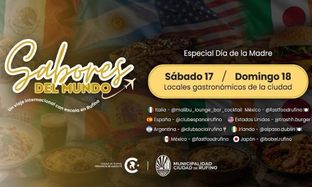 Llega «Sabores del Mundo» a Rufino: un tour gastronómico para el fin de semana del Día de la Madre